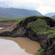 Photo showing permafrost thawing across an Arctic landscape. Image: NOAA